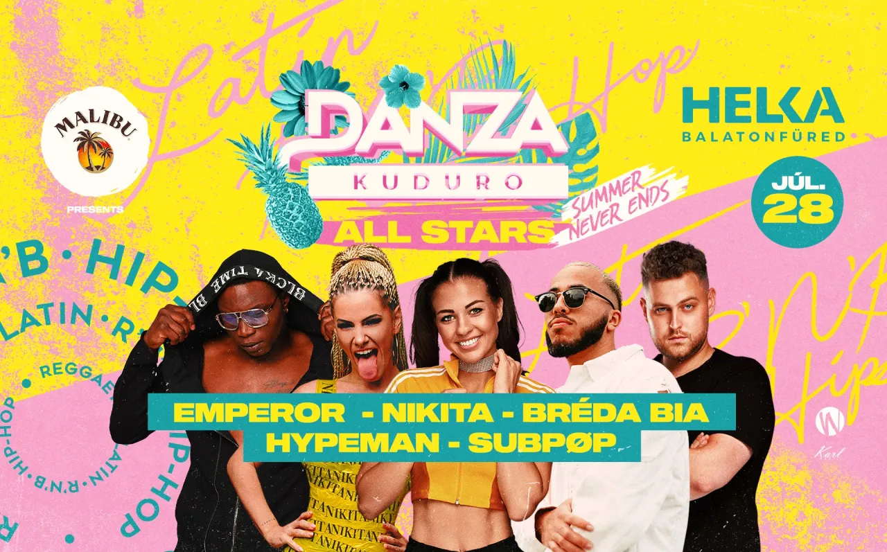 DANZA KUDURO PARTY ✪ Club Helka, Balatonfüred ✪ 07.28.